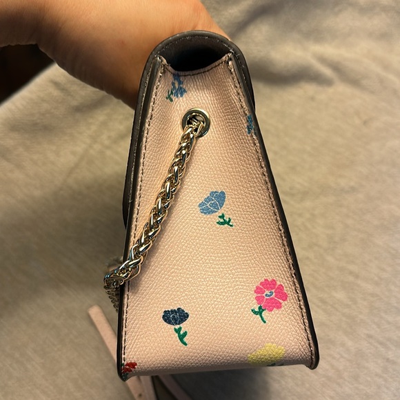 Furla Floral Beige Crossbody Bag - Picture 5 of 16